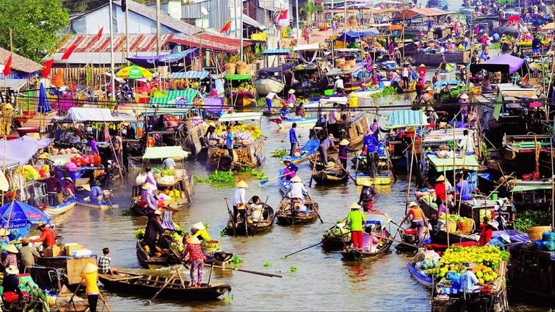 Chợ Nổi Cái Răng biểu tượng văn hóa Cần Thơ